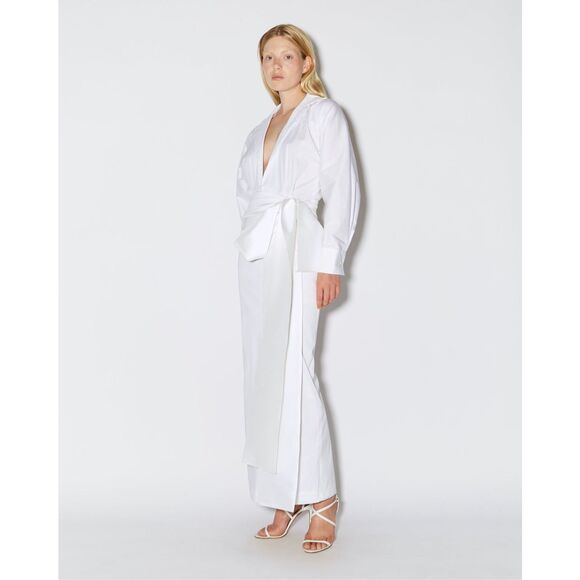 Bernadette Long Sleeve Organic Cotton Claire Shirt Dress Size 42 (US10) $1020 - Picture 3 of 12